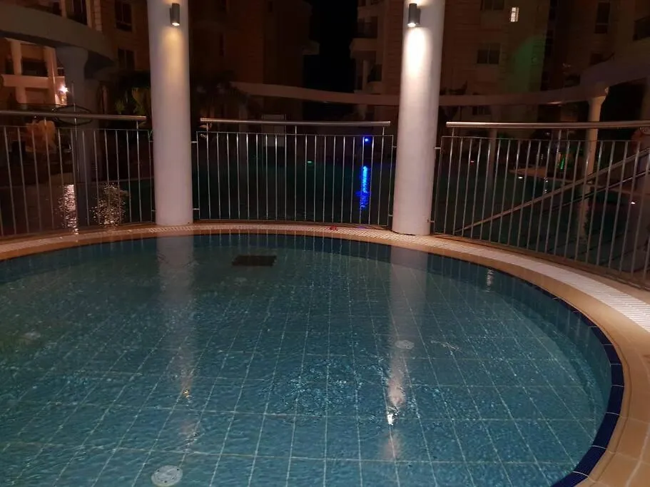 Top Luxury De Golf Exclusive Resort Apt With Pool Sauna Jim Eilat